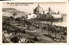 CPA Nice La Promenade des Anglais et le palais de la jetee
