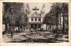 CPA Monte Carlo Les Jardins et le casino