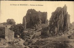 CPA Le Cirque de Moureze Ruines du Chateau 