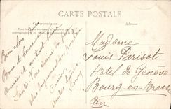 VINTAGE POSTCARD De Bone sends these flowers to You