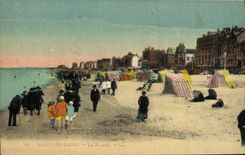 CPA Malo les Bains La Plage 