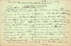 VINTAGE POSTCARD Our Good Peasants In the clock and watch maker Shows Clock