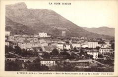 CPA Vence Vue genearle Baou de Saint Jeannet et Baou de la Gaude 