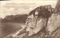 VINTAGE POSTCARD the Jura Tourist Rocks on the Road of Illay
