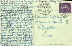 VINTAGE POSTCARD the Jura Tourist Rocks on the Road of Illay