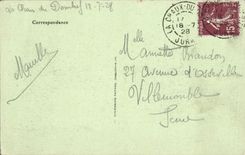 VINTAGE POSTCARD the Jura Tourist Rocks on the road of ilay