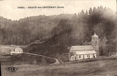 VINTAGE POSTCARD Lime of Crotenay