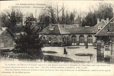 VINTAGE POSTCARD the High illustrated Saone Luxeuil les Bains Hydropathic establishment