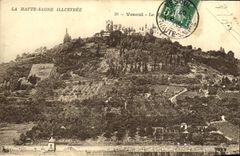 VINTAGE POSTCARD the High illustrated Saone Vesoul