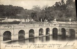 CPA Nimes Les Jardins de la Fontaine Les bains romains