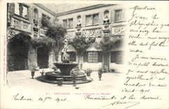 CPA Toulouse Cour d'Entree Du Musee