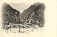 VINTAGE POSTCARD Road De Cauterets the Snail