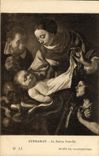 VINTAGE POSTCARD Zurbaran the Museum Holy Family Of Valencians