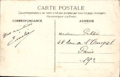 VINTAGE POSTCARD Boulogne On Sea On the Dam Sainte Beuve Boat
