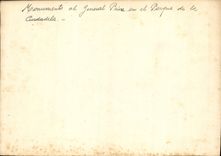 MODERN CARD General Monument Preceded and parks of Cuidalela