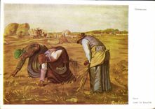 MODERN CARD Glaneuses Paints With the Mouth