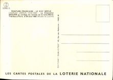 MODERN CARD French Painting Charles Lebrun the Seguier Chancellor With the Procession Of the Entry Of the Marie Queen