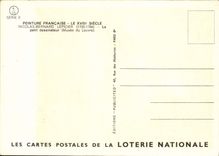 MODERN CARD French Painting Nicolas Bernard Petit Draftsman Museum of Louvre