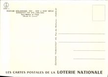 MODERN CARD Dutch Painting Rembrandt Van Ryn Holy Mathieur and the angel Museum of Louvre Paris