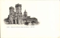 CPA Caen L'Eglise de la Trinite Abbaye Aux Dames