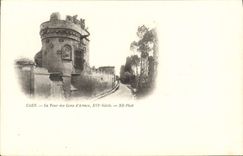 CPA Caen La tour des gens d'armes 