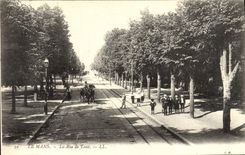 VINTAGE POSTCARD Mans the Street of Tesse