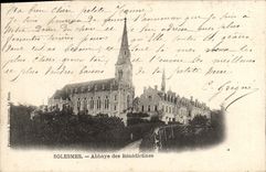 VINTAGE POSTCARD Solesmes Abbey of Benedictines