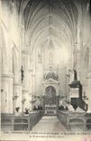 VINTAGE POSTCARD Vendes Sands Of olonne Interieur of the Church Ours Rams good port
