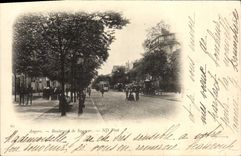 CPA Angers Boulevard de Saumur Tramway