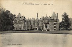 CPA Bonnetable Le Chateau et le Lac