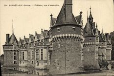 CPA Bonnet able Le Chateau Vue d'ensemble