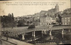 VINTAGE POSTCARD Mans Bridge in X