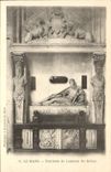 VINTAGE POSTCARD Mans Tomb of Langeay Of Belley Lion
