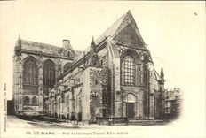 CPA Le Mans Nef Exterieure Ouest 