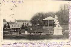 CPA Le Mans Promenade du Jardin D'Horticulture