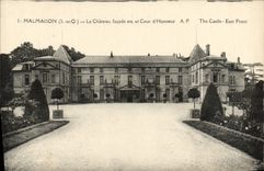 VINTAGE POSTCARD Malmaison the Castle Frontage Is the main courtyard