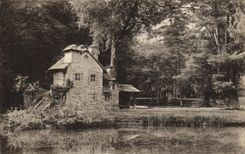 VINTAGE POSTCARD Versailles Hamlet of Marie Antoinete the mill