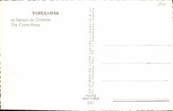 MODERN CARD Vincennes the Keep of the Castle