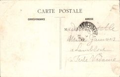 VINTAGE POSTCARD Castle of Malmaison Dimensions park the vault the castle