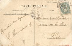 VINTAGE POSTCARD Vaux Point of the island of Be worth
