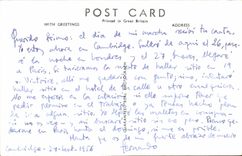 MODERN CARD King' S parades Cambridge