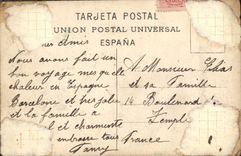 VINTAGE POSTCARD Barcelona Puerto Almacenes De Deposito