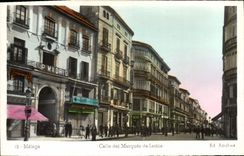 CPA Malaga Calle del Merques De Larios