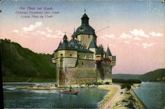 CPA Die Pfalz Bei Kaub Chateau Palatinat Chez Caub 