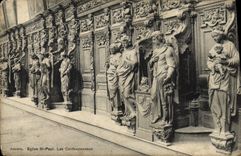 CPA Anvers Eglise St Paul Les confessionnaux