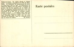 VINTAGE POSTCARD the Castle of Close Wiesbaden