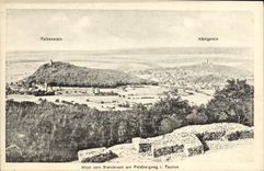 VINTAGE POSTCARD Blick vom Steinbruch amndt Feldbergweg