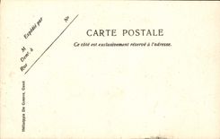 VINTAGE POSTCARD Museum of Liege Sun of September