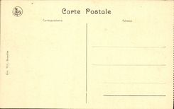 CPA Ruines de Louvain Militaria