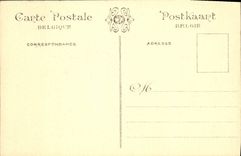 St Andre de la iglesia de Amberes Antwerpen de la POSTAL de la VENDIMIA